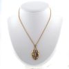 Bulgari Serpenti necklace in pink gold, tourmaline and diamonds - 360 thumbnail
