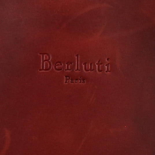 Borsa portadocumenti Berluti  Deux jours in pelle rosso Vermillon - Detail D2