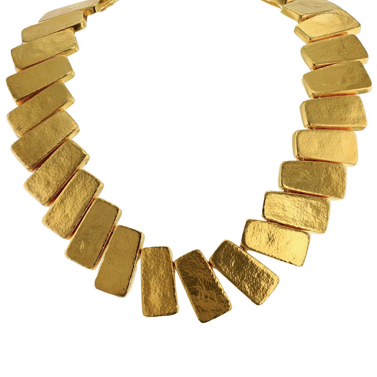 Collier Zolotas  en or jaune 22 carats