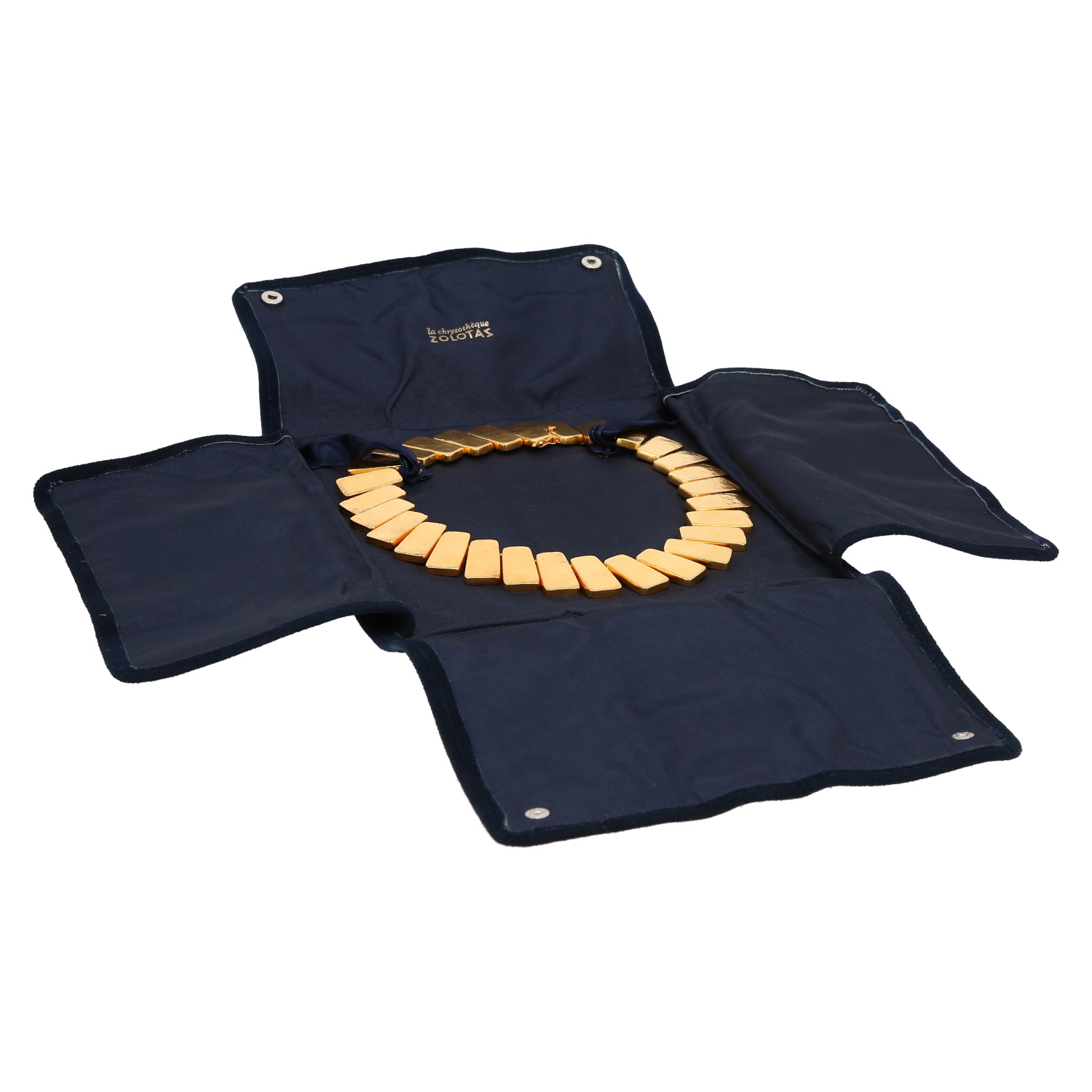 Collier Zolotas  en or jaune 22 carats - Detail D2