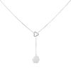 Chanel Camelia necklace in white gold, chalcedony and diamonds - 00pp thumbnail