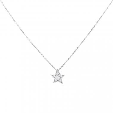 Impressive Chanel Comete Diamond Gold Star Necklace For Sale at 1stDibs |  chanel star necklace, chanel comete necklace, chanel necklace star