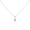 Chaumet Joséphine Aigrette necklace in pink gold, diamonds and quartz - 00pp thumbnail