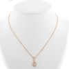 Chaumet Joséphine Aigrette necklace in pink gold, diamonds and quartz - 360 thumbnail