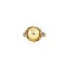 Mauboussin Perle d'Or Mon Amour ring in yellow gold, diamonds and cultured pearl - 360 thumbnail