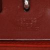 Bolso para llevar al hombro o en la mano Hermès  Herbag en lona roja y cuero rojo - Detail D2 thumbnail