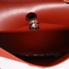 Borsa da spalla o a mano Hermès  Herbag in tela rossa e pelle rossa - Detail D3 thumbnail