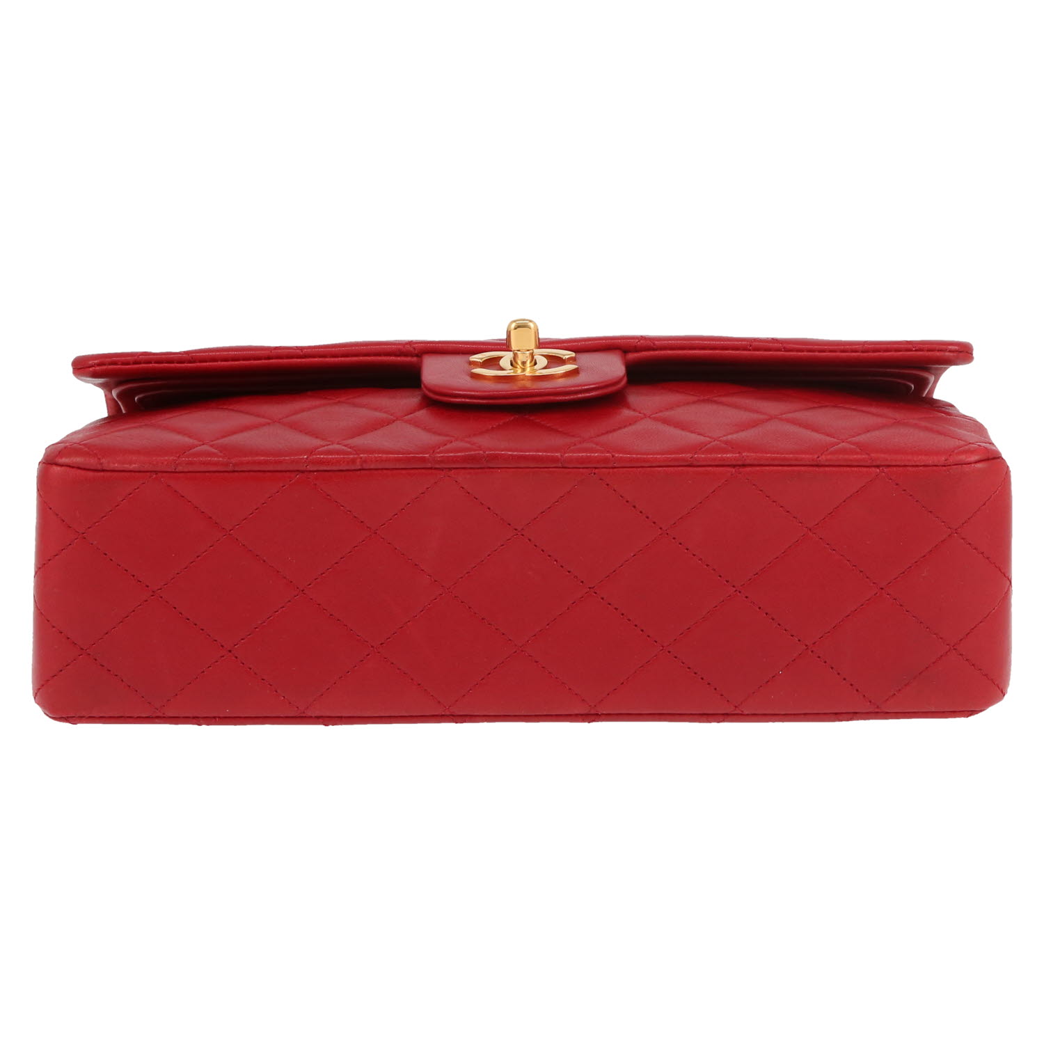Borsa Chanel  Timeless Classic in pelle trapuntata rossa - Detail D1