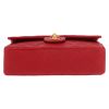 Chanel  Timeless Classic handbag  in red quilted leather - Detail D1 thumbnail