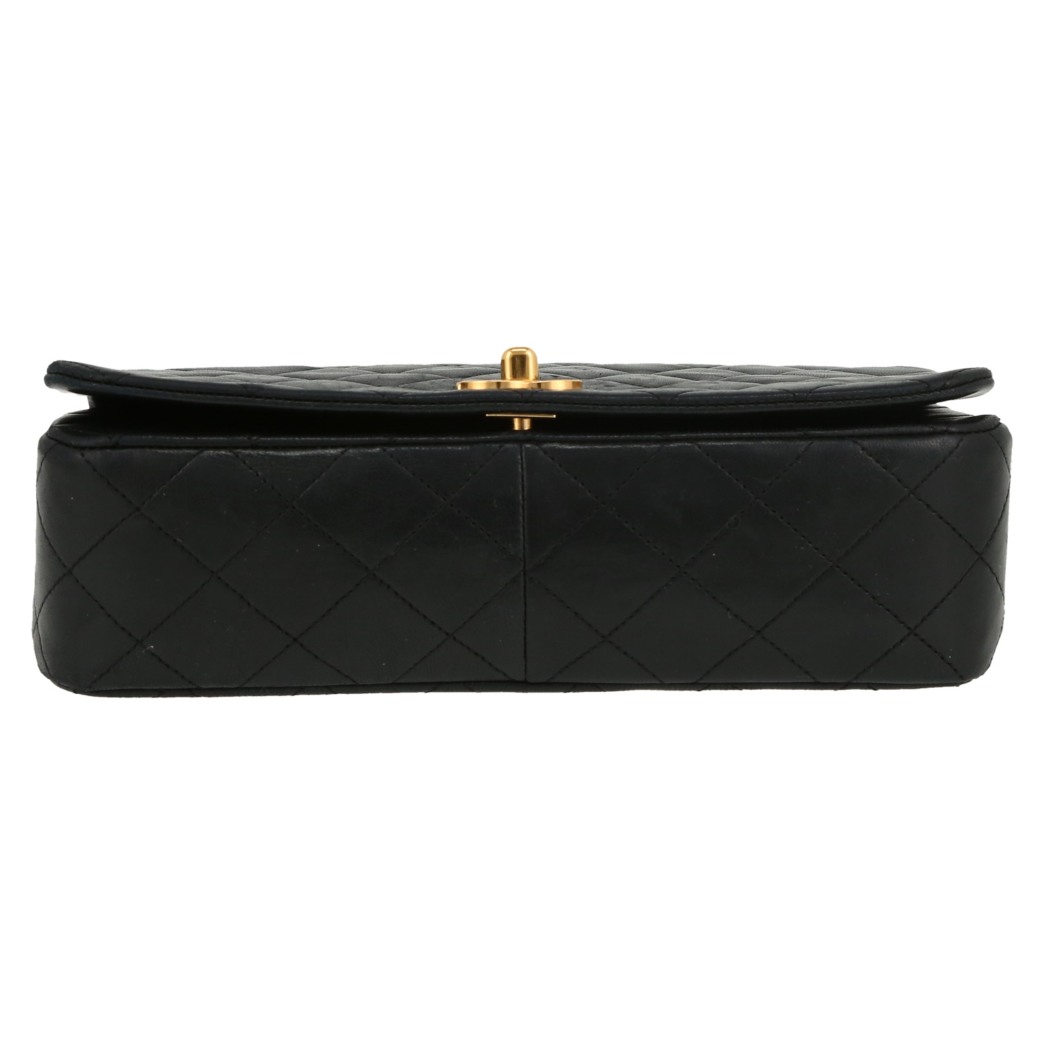 Borsa a tracolla Chanel  Mademoiselle in pelle trapuntata nera - Detail D1