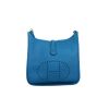 Borsa a tracolla Hermès  Evelyne in pelle togo blu Zanzibar - 360 thumbnail