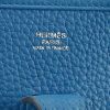 Hermès  Evelyne shoulder bag  in Zanzibar Blue togo leather - Detail D2 thumbnail