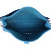 Hermès  Evelyne shoulder bag  in Zanzibar Blue togo leather - Detail D3 thumbnail