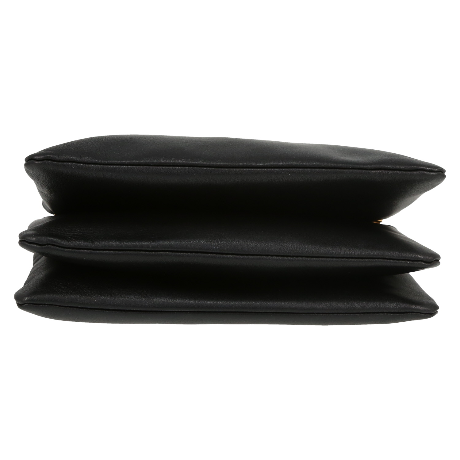 Bolso bandolera Celine  Trio en cuero negro - Detail D1