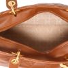 Dior  Lady Dior handbag  in brown leather cannage - Detail D3 thumbnail