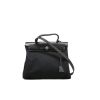 Hermès  Herbag bag worn on the shoulder or carried in the hand  in black canvas  and black leather - 360 thumbnail