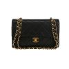 Chanel  Timeless Petit shoulder bag  in black quilted leather - 360 thumbnail