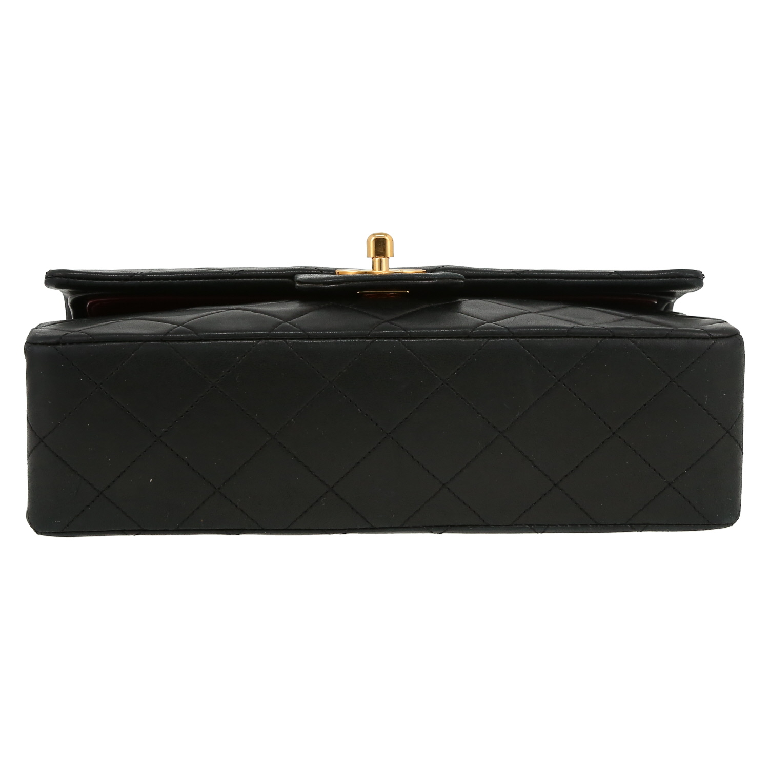 Borsa a tracolla Chanel  Timeless Petit in pelle trapuntata nera - Detail D1