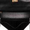 Bolso de mano Hermès  Kelly 32 cm en cuero box negro - Detail D3 thumbnail