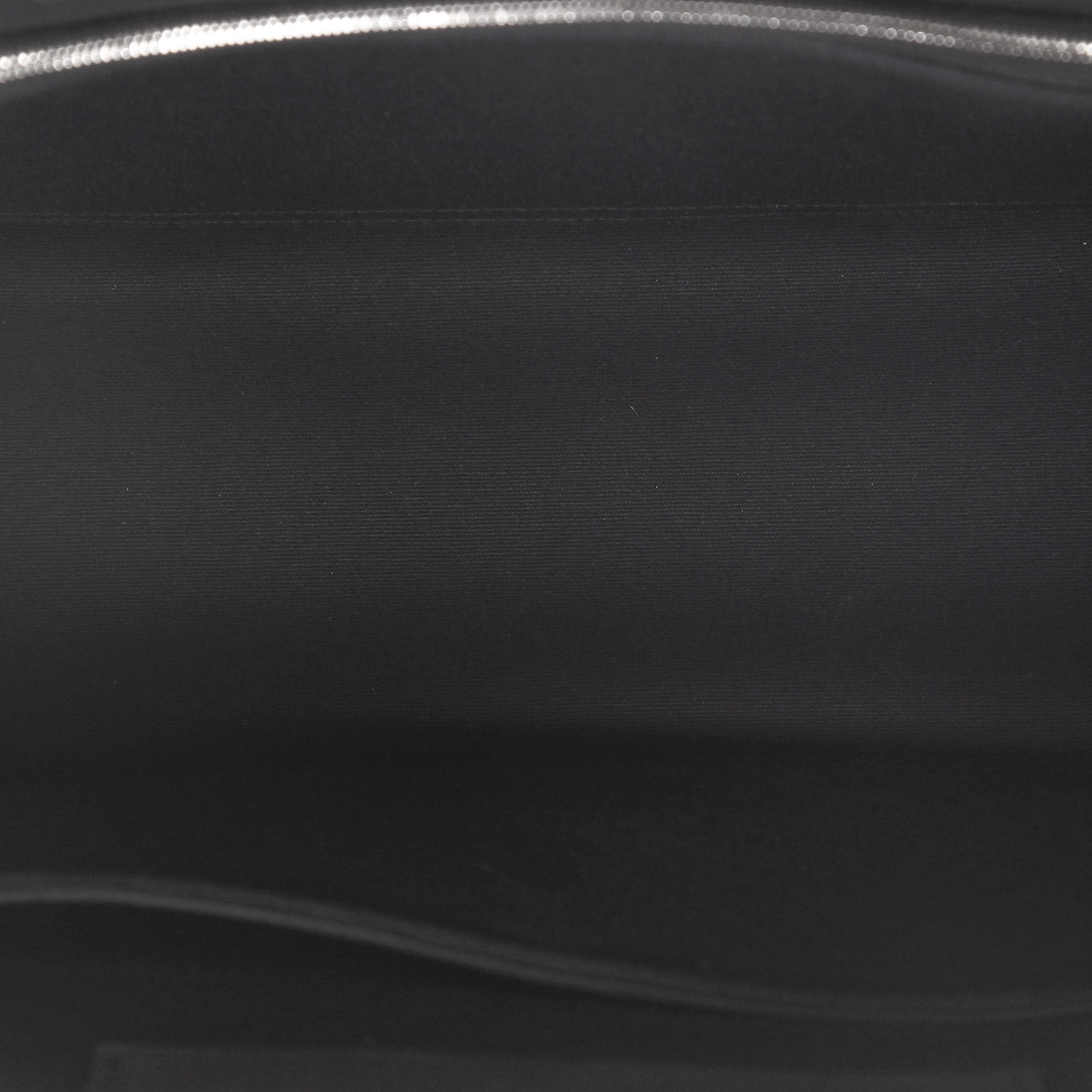 Bolso Cabás Hermès  Cabag en lona negra y cuero marrón - Detail D3