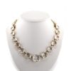 Collar H. Stern Moonlight de oro blanco sin rodio, cristal de roca y diamantes marrones - 360 thumbnail