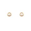 Pendientes Chopard Happy Diamonds Icon de oro rosa y diamante - 00pp thumbnail