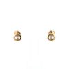 Chopard Happy Diamonds Icon small earrings in pink gold and diamond - 360 thumbnail