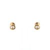 Pendientes Chopard Happy Diamonds Icon de oro rosa y diamante - 360 thumbnail