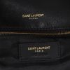 Bolso bandolera Saint Laurent  Puffer modelo pequeño  en cuero acolchado con motivos de espigas negro - Detail D2 thumbnail
