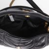 Saint Laurent  Puffer small model  shoulder bag  in black quilted leather - Detail D3 thumbnail