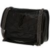 Bolso bandolera Saint Laurent  Niki Baby  en cuero negro - 00pp thumbnail