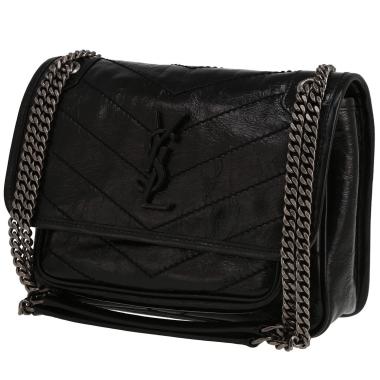 Borsa a tracolla Saint Laurent  Niki Baby  in pelle nera