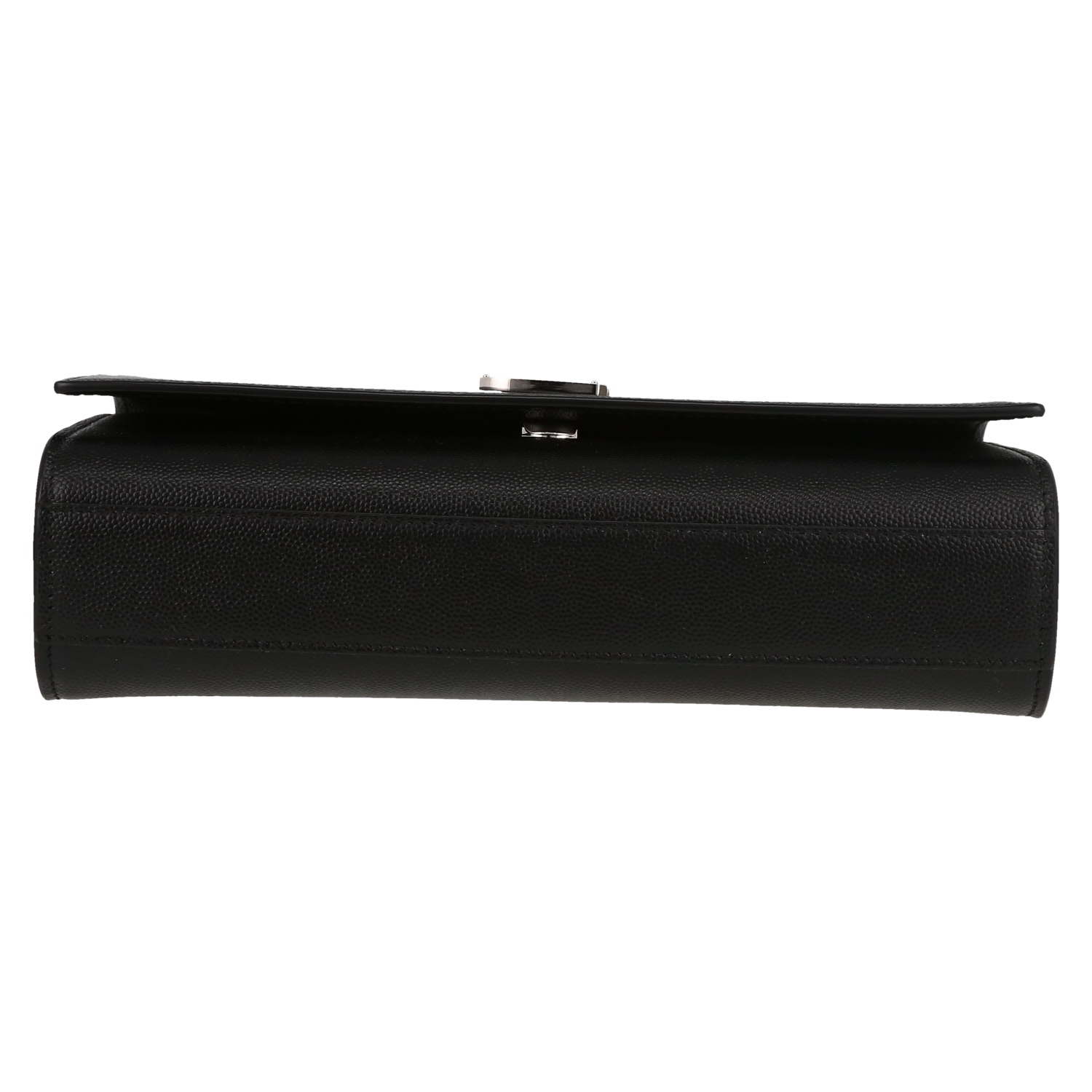 Saint Laurent  Kate shoulder bag  in black grained leather - Detail D1