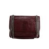 Borsa a tracolla Saint Laurent  Niki modello medio  in pelle bordeaux - 360 thumbnail