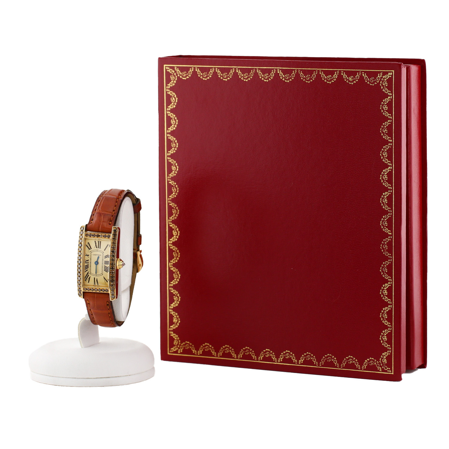 Orologio Cartier Tank Américaine in oro giallo Ref: Cartier - 2482  Circa 2003 - Detail D3