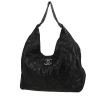 Chanel  Hobo handbag  in black leather - 00pp thumbnail