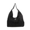 Chanel  Hobo handbag  in black leather - 360 thumbnail