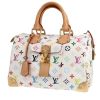 Louis Vuitton  Speedy Editions Limitées handbag  in multicolor and white monogram canvas  and natural leather - 00pp thumbnail