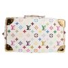 Louis Vuitton  Speedy Editions Limitées handbag  in multicolor and white monogram canvas  and natural leather - Detail D1 thumbnail