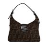 Fendi  Baguette handbag  in brown logo canvas - 360 thumbnail