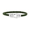 Fred Force 10 large model bracelet in white gold - 00pp thumbnail