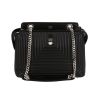 Fendi  Dotcom bag worn on the shoulder or carried in the hand  in black leather - 360 thumbnail