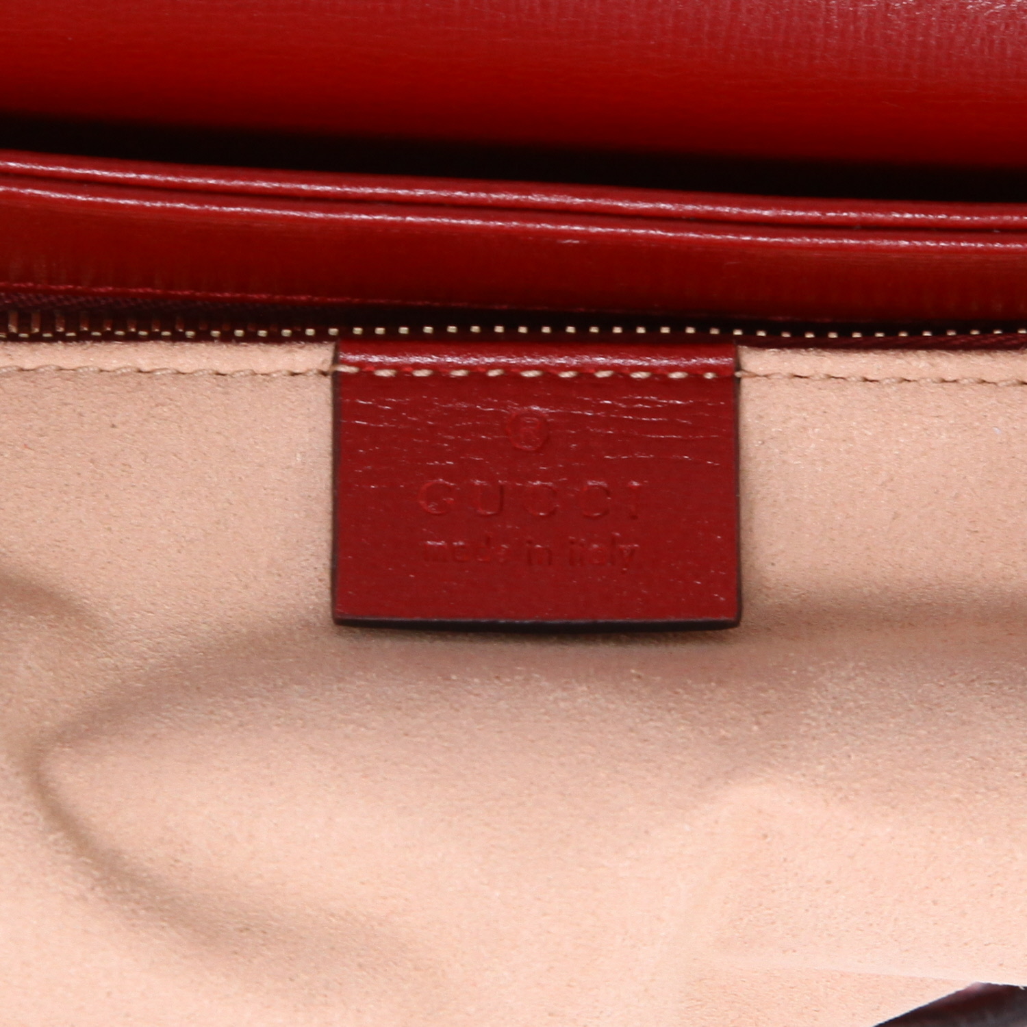 Gucci  1955 Horsebit shoulder bag  in burgundy leather - Detail D2