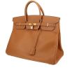Hermès  Birkin 40 cm handbag  in gold Fjord leather - 00pp thumbnail
