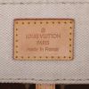 Sac cabas Louis Vuitton  Globe shopper en toile beige et bleue et cuir naturel - Detail D2 thumbnail