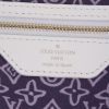 Louis Vuitton  Tahitienne shopping bag  in purple monogram canvas  and white leather - Detail D2 thumbnail