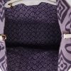 Louis Vuitton  Tahitienne shopping bag  in purple monogram canvas  and white leather - Detail D3 thumbnail