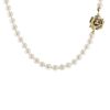 Vintage  necklace in yellow gold, cultured pearls and diamonds - 00pp thumbnail