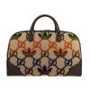 Gucci   travel bag  in beige and multicolor "sûpreme GG" canvas  and brown leather - 360 thumbnail