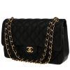 Chanel  Timeless Jumbo shoulder bag  in black quilted leather - 00pp thumbnail